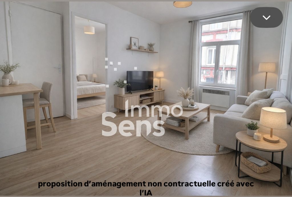 Vente appartement T2  Lille  Réf.OCVAP1080010427