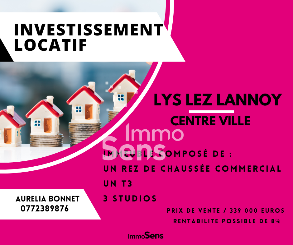 Vente immeuble T0  Lys-lez-Lannoy 